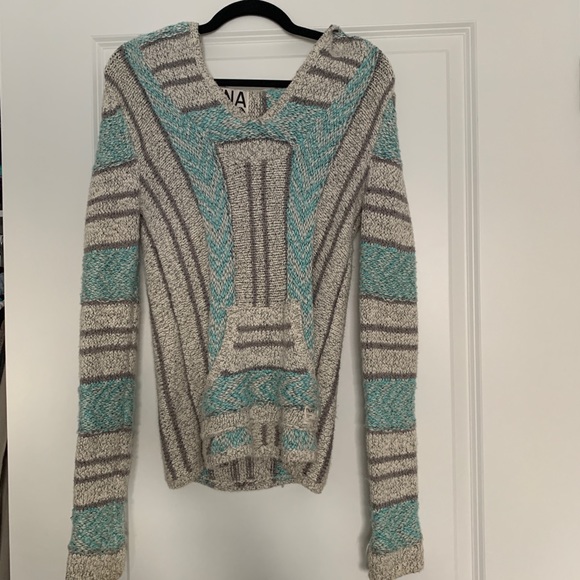 TNA Tops - TNA Knit Hooded Sweater